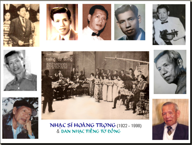 Nhạc sỹ Hoàng Trọng & Ban nhạc Tiếng Tơ Đồng. Ảnh: CoThomMagazine.com