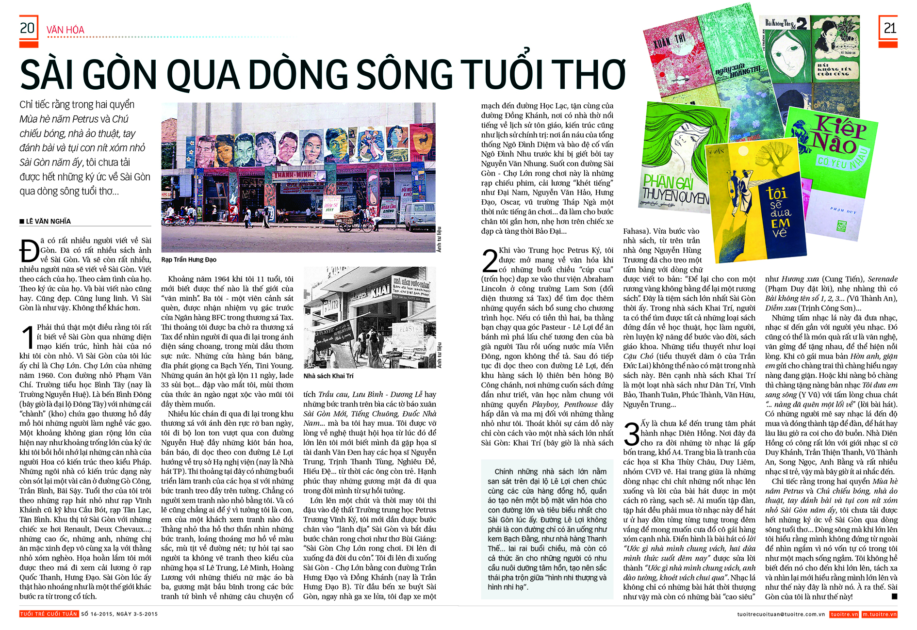 Sài Gòn qua dòng sông tuổi thơ (Lê Văn Nghĩa)