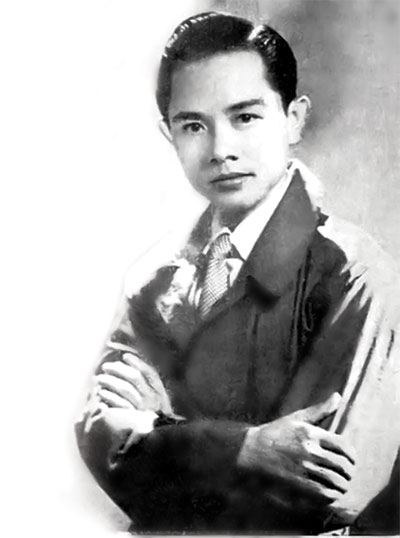 Nhạc sỹ Thanh Bình thời trẻ. Ảnh: Hà Đình Nguyên.